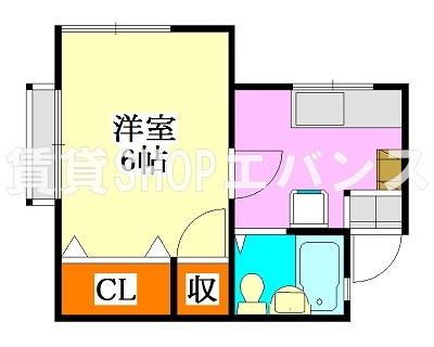 【間取り】 | コーポ三山