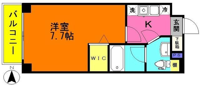 アクシーズグランデ高鼻町の間取り