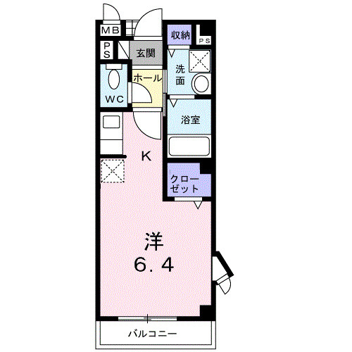 イ－スト　ゼファ－の間取り