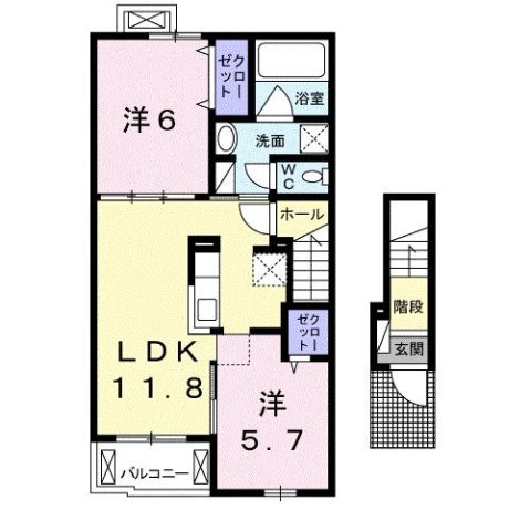 アンジェの間取り