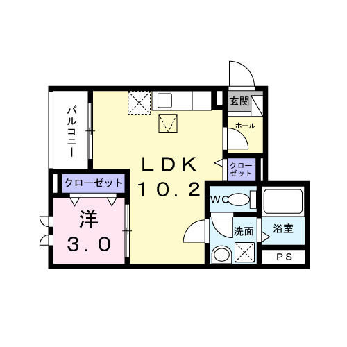 メゾンラフレシール千代田の間取り