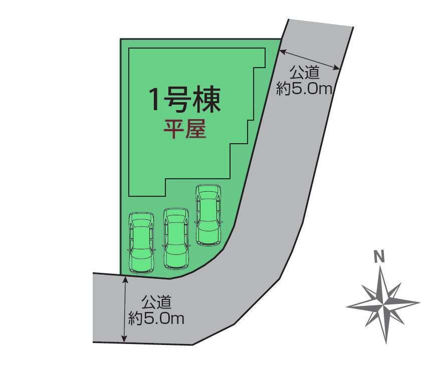 ブルーミングガーデン前橋市龍蔵寺町ー①の画像