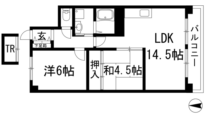 【間取り】 | グリーンハイツ向陽