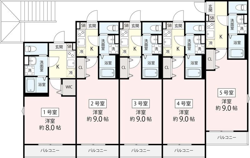 FUMIRY薬園台の間取り