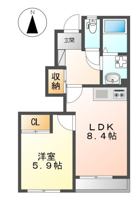 エスポワールの間取り