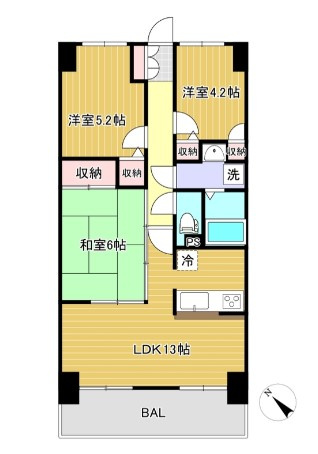 【間取り】 | アソシア和泉府中
