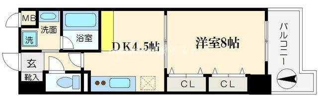 ブランクレール谷町の間取り