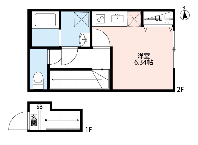 オリーブ舎人の間取り