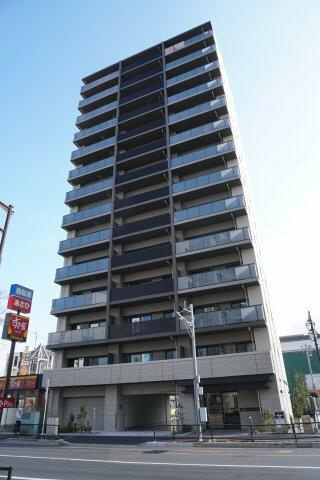 プレミアムフラット江戸川親水公園の外観|おしゃれな外観です