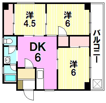 【間取り】 | ベルディン新春日