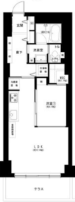 秀和都立大レジデンスの間取り