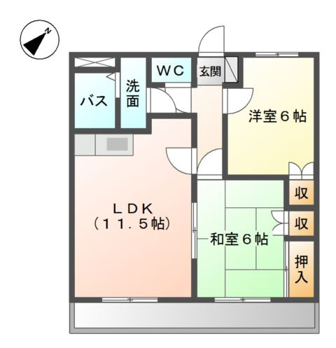 グリーンワイズの間取り