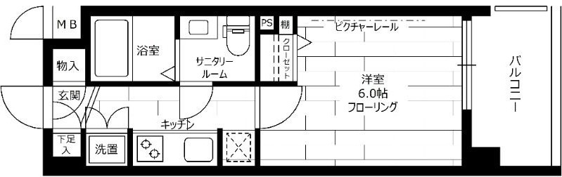 ステージグランデ三軒茶屋アジールコートの間取り|間取りです。