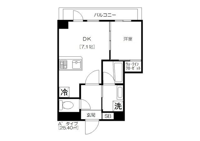 アジールコート芝公園の間取り|間取りです。