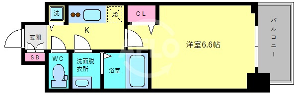 アドバンス大阪バレンシアの間取り|アドバンス大阪バレンシア　間取り