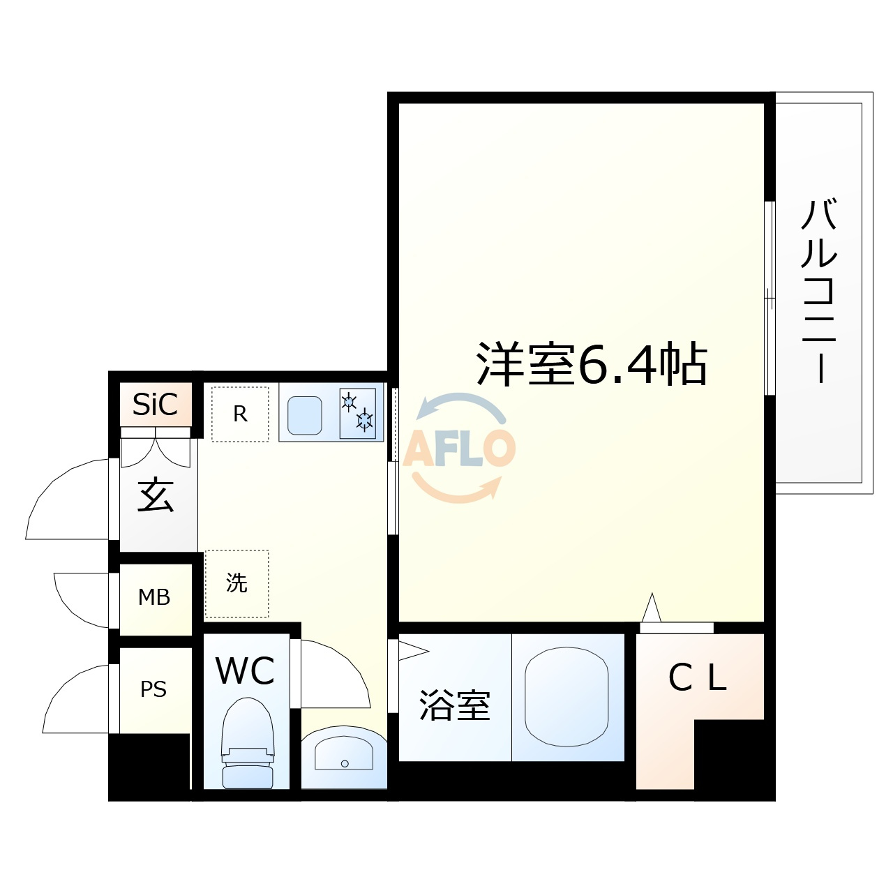 エルマール今里の間取り|エルマール今里　間取り