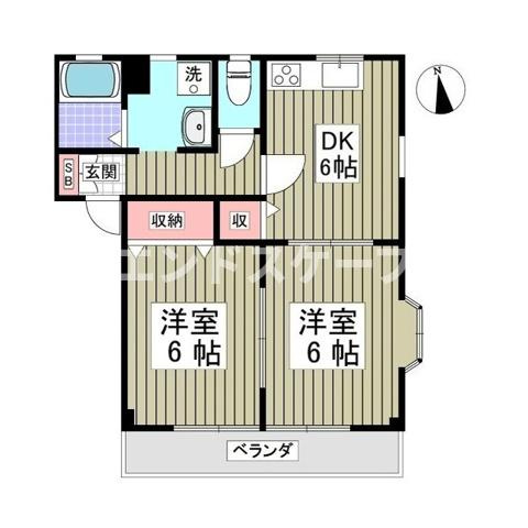 エクセレントCの間取り|高崎、前橋のお部屋探しはエンドスケープまで！お客様の理想お聞かせ下さい♪