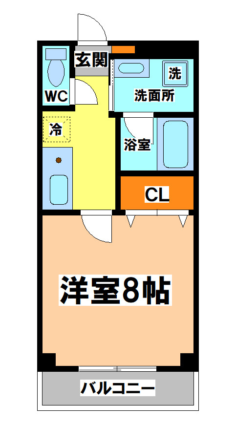 三鷹市井の頭２丁目の賃貸マンションの間取り