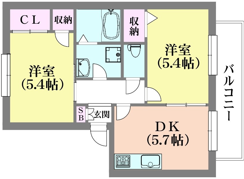 サザン五葉A棟