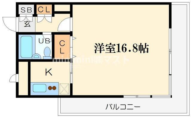 メゾン・ド・ヴィレ大阪城公園前の間取り