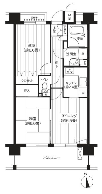 パシフィーク品川の間取り