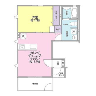 【間取り】 | メゾン・コリーヌ等々力 | 間取りです。