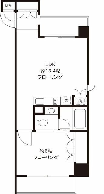 イースト秋葉原の間取り|間取りです。