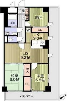 【間取り】 | アムール森野（アムールモリノ） | ※301号室参照