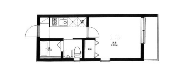 ＴＫ－ＣＵＢＥ六町の間取り|間取りです。