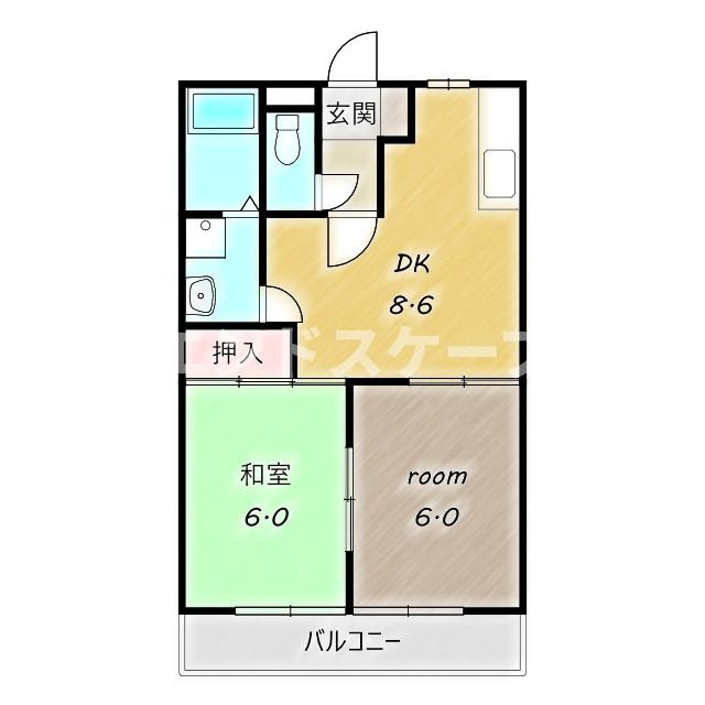 プレセランスアドニードの間取り|高崎、前橋のお部屋探しはエンドスケープまで！お客様の理想お聞かせ下さい♪