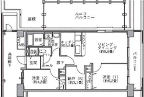 【間取り】 | コーポレート五反野 | 間取り
