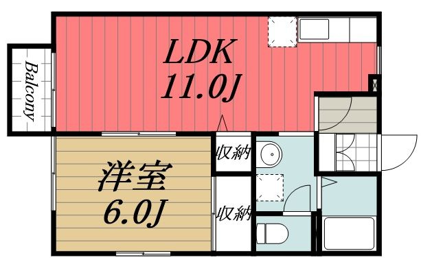 【間取り】 | グリーンヒルズ　H棟/みどりが丘1