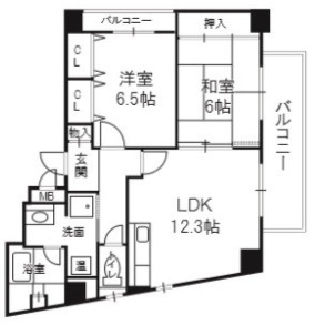 【間取り】 | グランドール有本