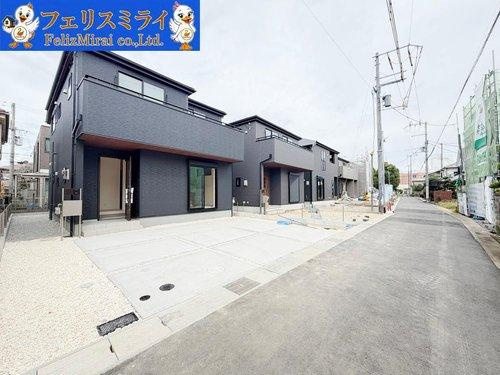 　の前面道路含む現地写真|■現地写真・１号棟■
全８棟♪
大人気の開発分譲地です♪