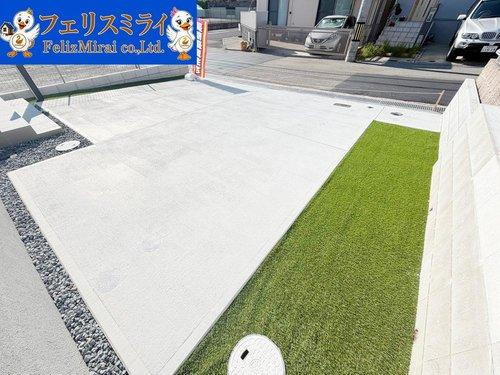 　の駐車場|■現地写真・B号棟■
住宅ローンに自信あります！
お気軽にお問い合わせください。