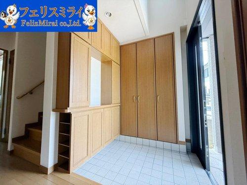 神戸市垂水区清玄町１３－３の玄関|■現地写真■
玄関は広くゆったり♪収納たっぷり◎