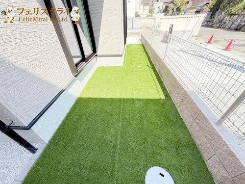 LiGNAGE　神戸市北区広陵町２丁目　１棟の庭|■現地写真■
あると嬉しいお庭スペース♪