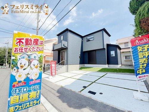 Grafare　神戸市北区惣山町　１棟の前面道路含む現地写真|■現地写真■
広々敷地面積約５３坪♪