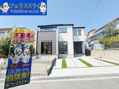Grafare　神戸市北区惣山町２期　１棟の外観|■現地写真■
前面道路は約６ｍございます、駐車しやすくなっております♪♪