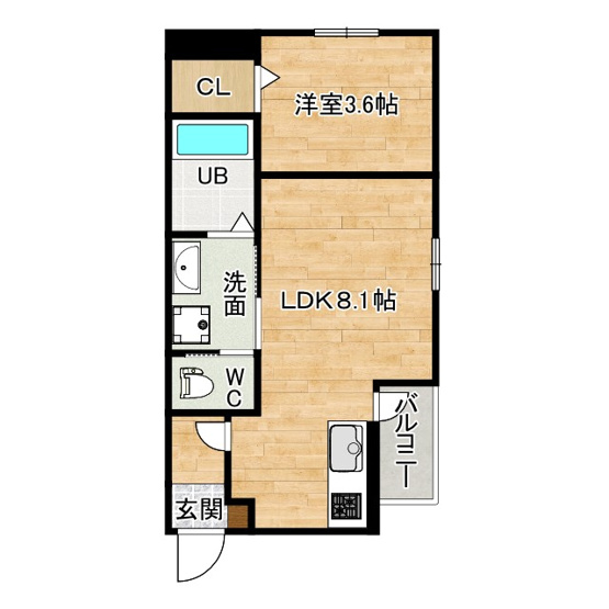 【間取り】 | ALEGRIA北助松Ｓouth