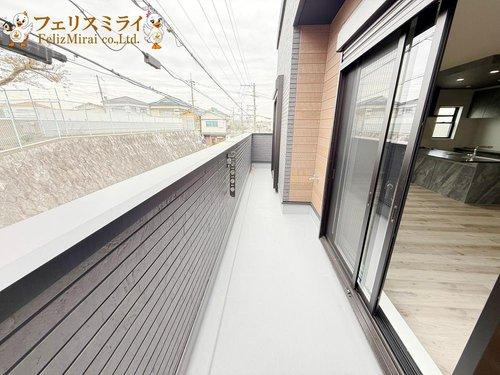 神戸市北区鈴蘭台南町３丁目１０-１８のバルコニー|■現地写真■
日当たり良好のバルコニー♪