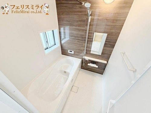 　の浴室|■現地写真・C号棟■
広々バスルーム♪
浴室暖房乾燥機付き◎
