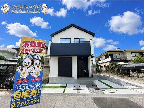 Grafare　神戸市西区春日台　全２棟の外観|■現地写真・１号棟■
長期優良認定住宅♪
耐震等級は国内最高の３取得♪