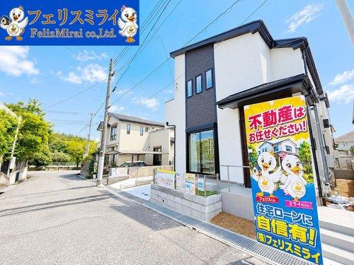 　の前面道路含む現地写真|■現地写真・A号棟■
大手施工で安心の住まい♪即入居できます◎お気軽にお問い合わせください。