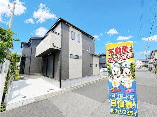 　の前面道路含む現地写真|■現地写真■
大手施工で安心の住まい♪
耐震等級は国内最高等級の３取得♪