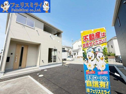 Cradle Garden　神戸市西区伊川谷町有瀬　第７　全５棟の前面道路含む現地写真|■現地写真・４号棟■
全棟即入居できます♪お気軽にご見学ください◎
