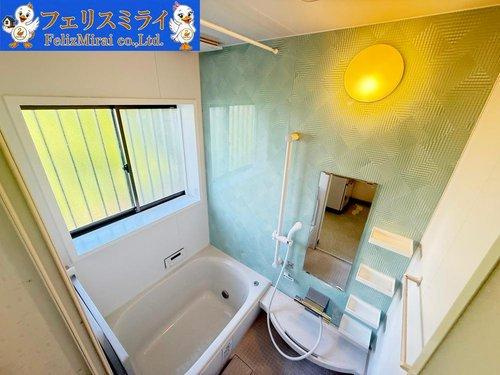明石市魚住町金ヶ崎１４６８－１の浴室|■現地写真■
広々バスルーム◎