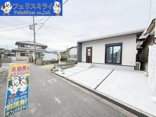 いえとち工房　三木市平田５５の外観|■現地写真■
太陽光発電システム完備の平屋建て♪
限定１邸です！！