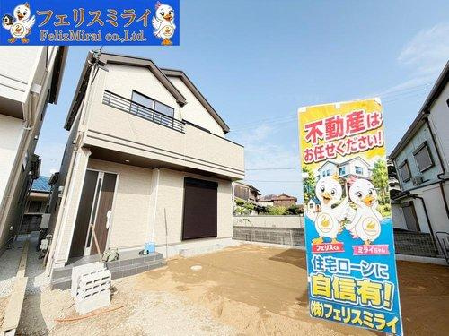 Heartful Town　明石市魚住町西岡１７７２番　全３棟の外観|■現地写真・B号棟■
B号棟、C号棟はお庭スペースが大変広々としています♪
縦列駐車となりますが、それぞれ幅員が約３ｍありゆったり乗り降り出来ます♪