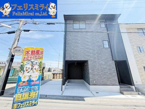 Terrechez　明石市魚住町１４期（西岡）　全２棟の前面道路含む現地写真|■現地写真・２号棟■
住宅ローンに自信有♪
お気軽にご相談下さいませ♪